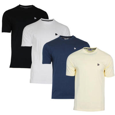 4-pack heren t-shirt vince ronde hals 100% katoen