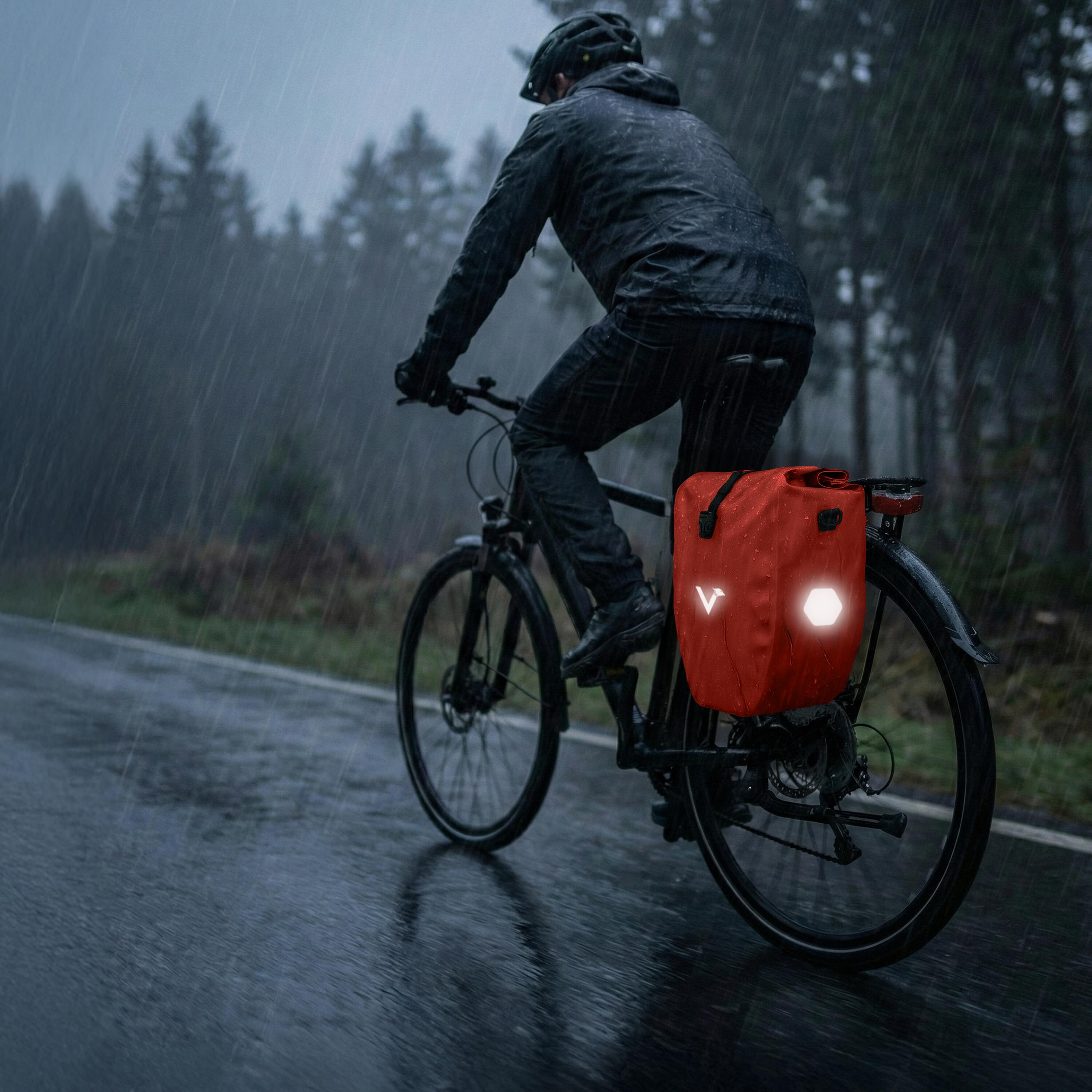 Sacoche velo Sacoche de porte-bagages velo etanche à vélo 20L bikepacking 5/7