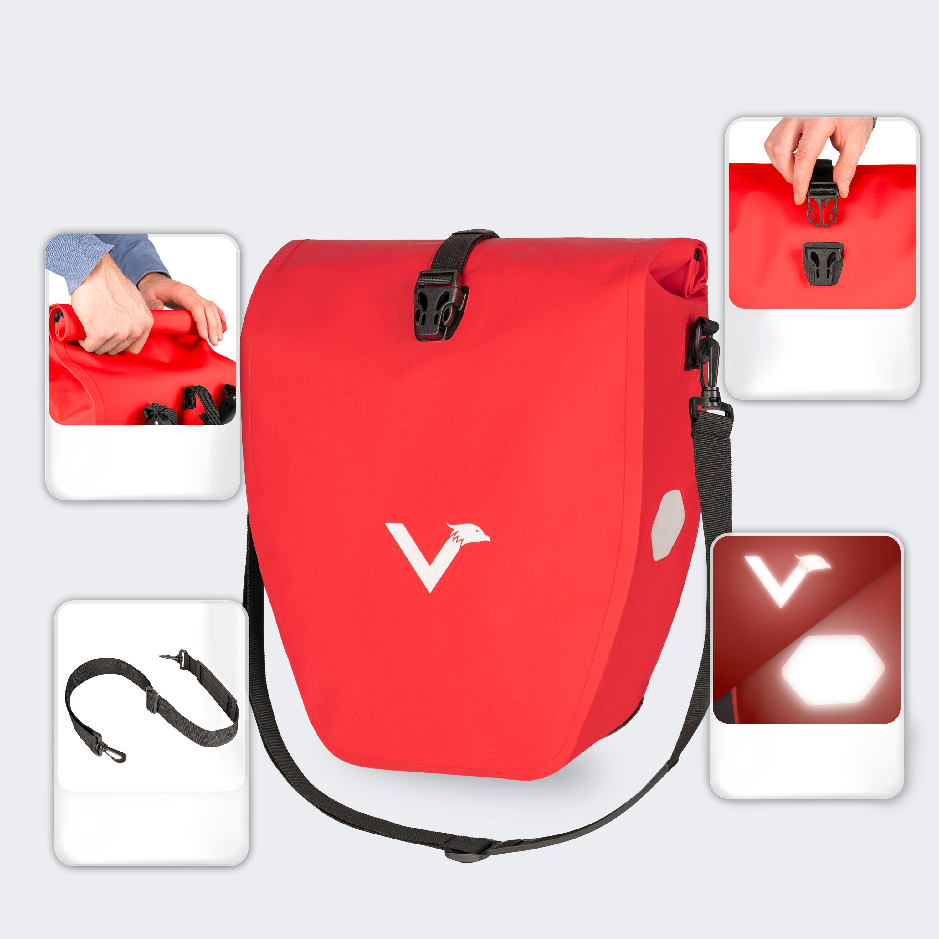 Sacoche velo Sacoche de porte-bagages velo etanche à vélo 20L bikepacking 4/7