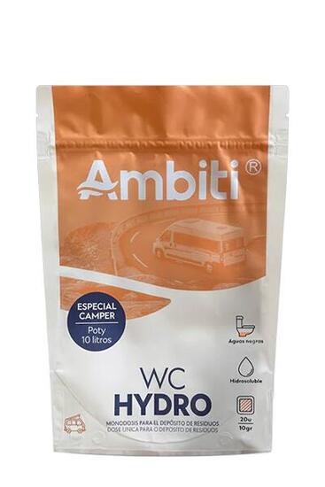 Ambiti WC Hydro Camper monodoses toilettes chimiques réservoir 10/12 L 20 x 10 g