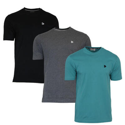 3-pack heren t-shirt vince ronde hals 100% katoen