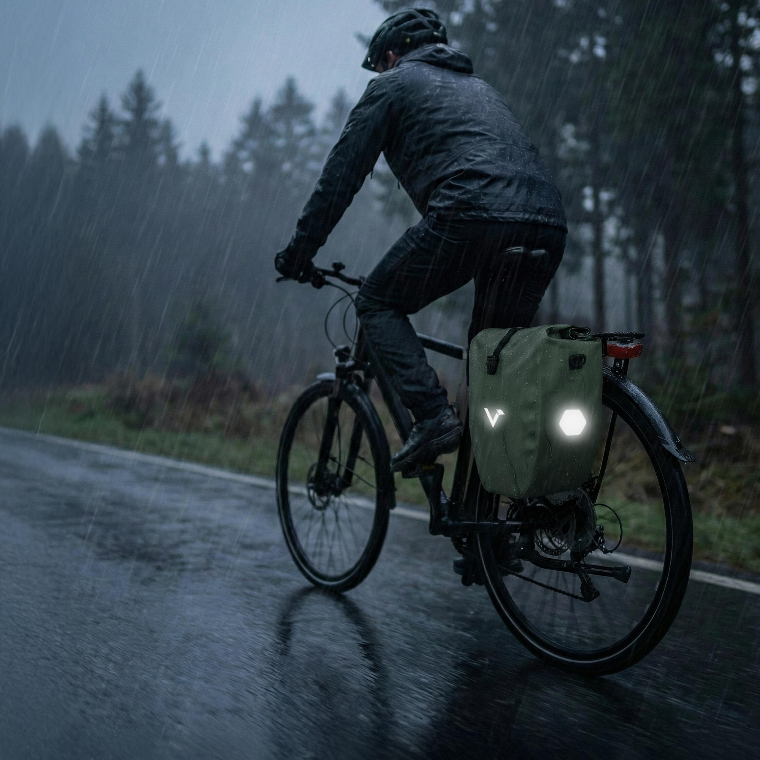 Sacoche velo Sacoche de porte-bagages velo etanche à vélo 20L bikepacking 5/7