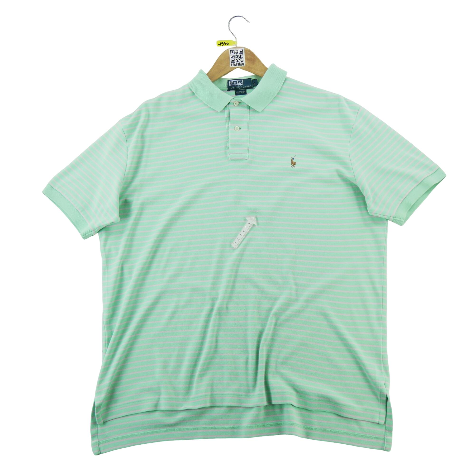 Second hand - Polo manica corta uomo verde Polo Ralph Lauren - Stato buono 5/7