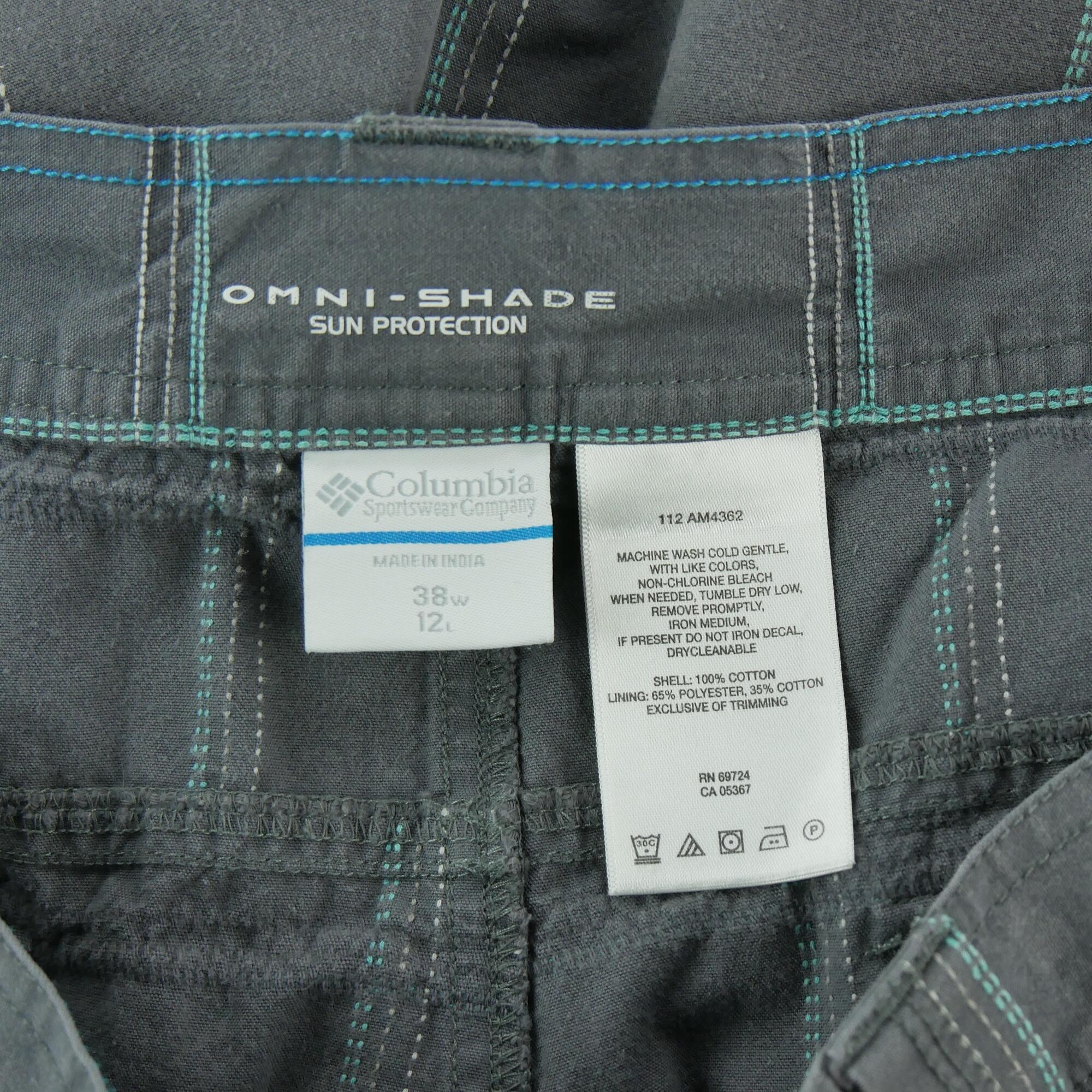 Refurbished - Columbia Herren Cargo Shorts Omni-Shade - In sehr gutem Zustand 5/5