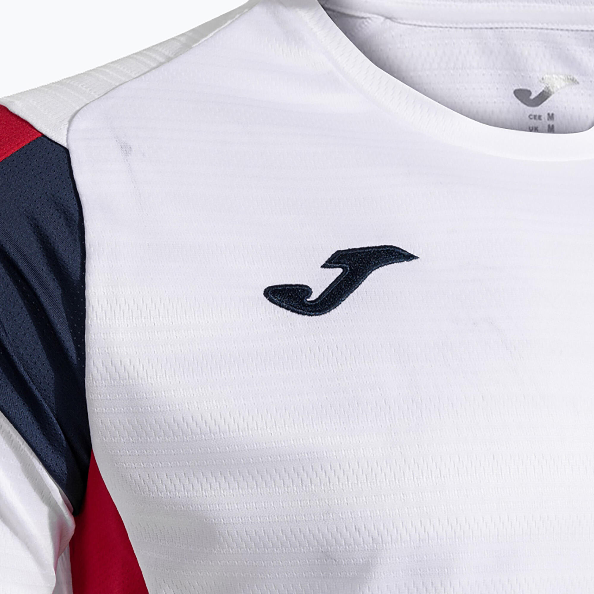 JOMA MONTREAL BLANCO ROJO. Camiseta manga corta hombre. 104202.206 6/7