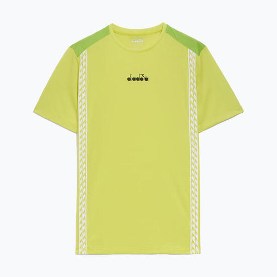 Maglietta uomo Diadora Challenge verde sorgente