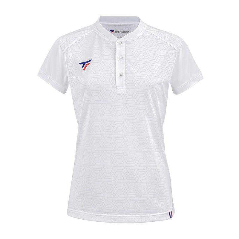 W. TEAM MESH POLO WHITE M