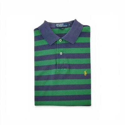 Tweedehands - polo ralph lauren heren korte mouw groen - zeer goede staat