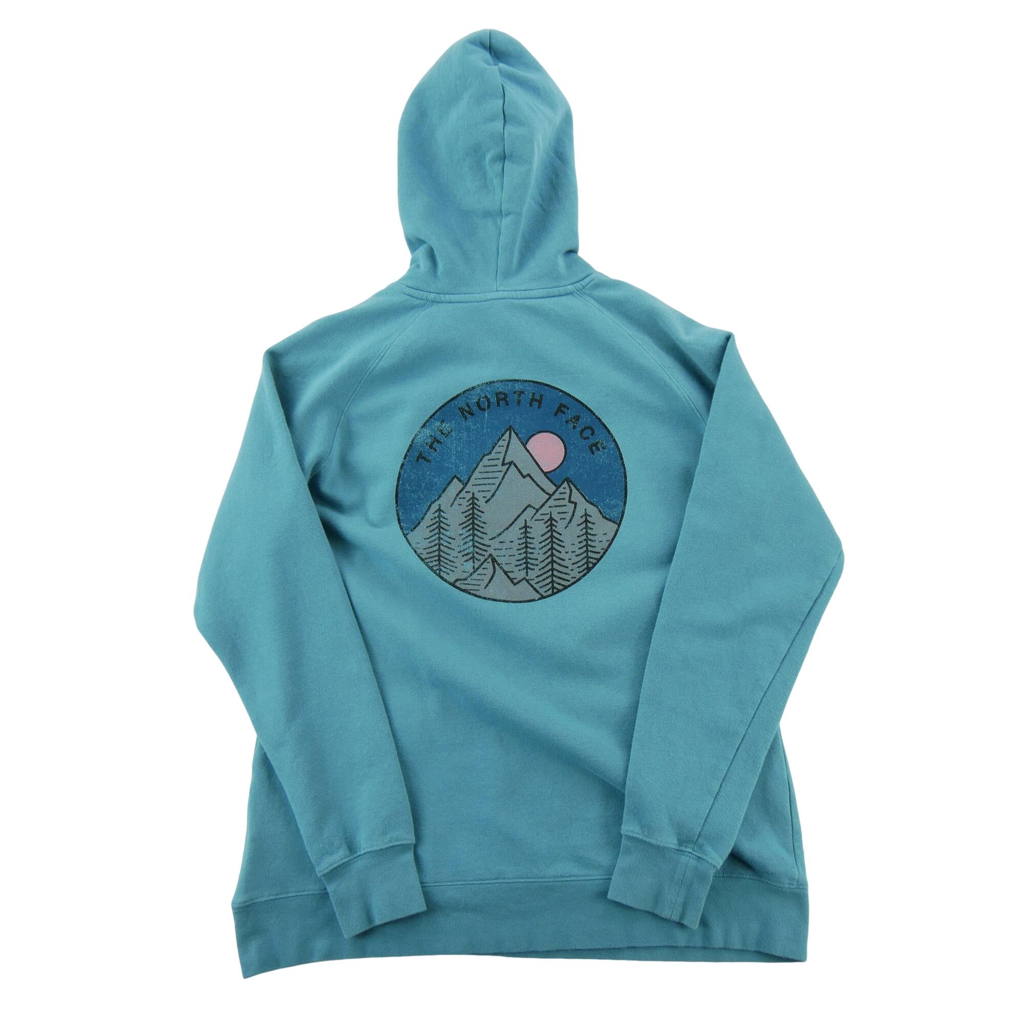 Seconde vie - Sweat à capuche Femme  TNF Turquoise - Bon état 2/7