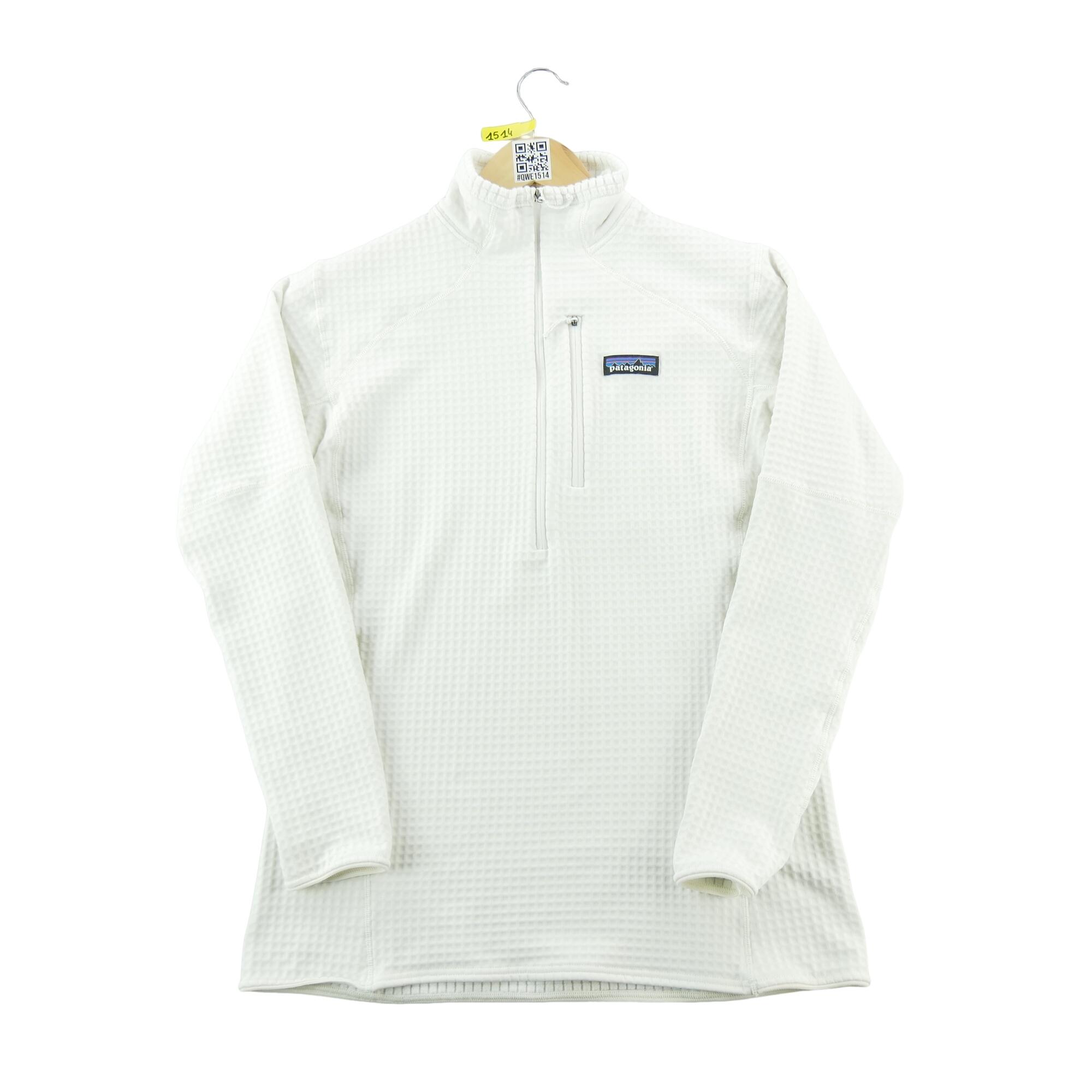 Seconde vie - Pull polaire Femme  R1 Polartec Blanc - Bon état 3/7