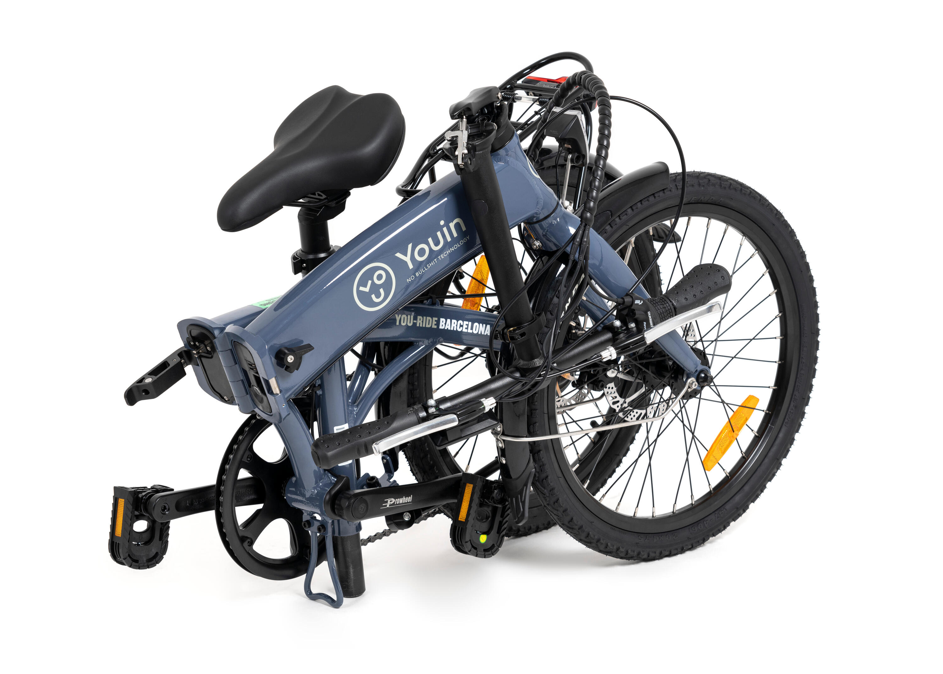 Bicicleta elétrica dobrável urbana Youin Barcelona 20" 250W 45km 2/7