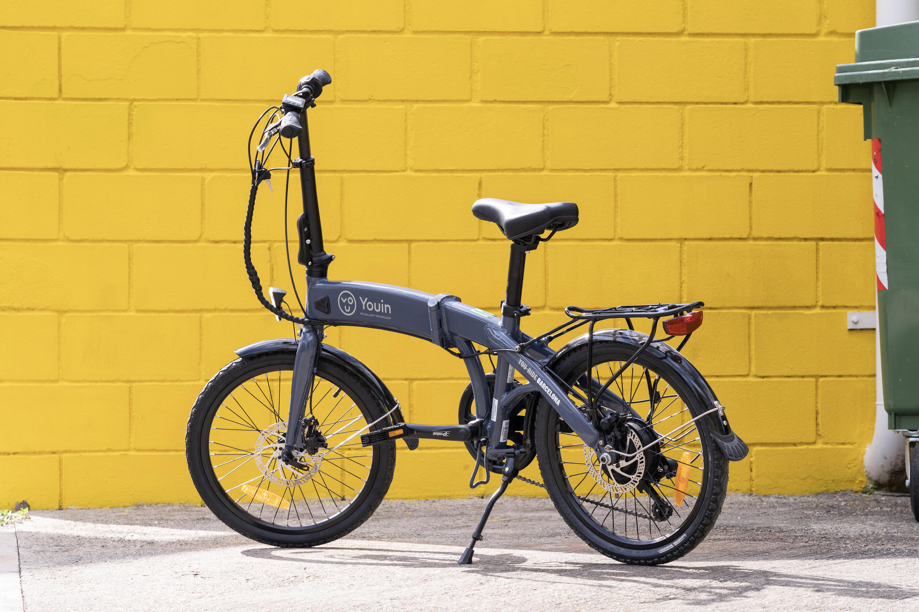 Bicicleta elétrica dobrável urbana Youin Barcelona 20" 250W 45km 6/7