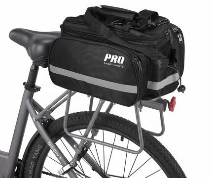 Sacoche vélo arrière - 8 à 20 litres - Imperméable avec housse de pluie