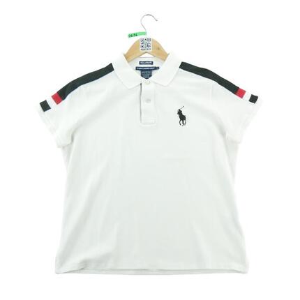 Seconde vie - Polo manches courtes Femme Blanc - Très bon état