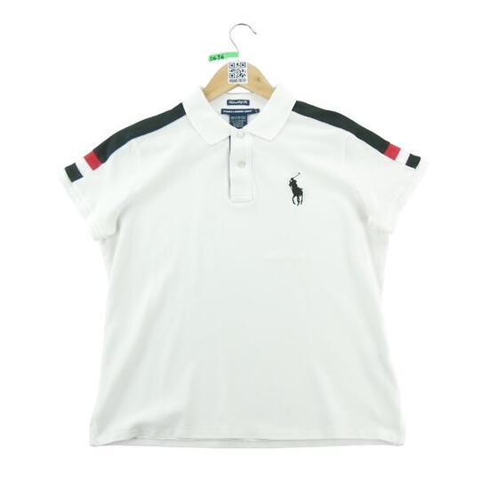 Seconde vie - Polo manches courtes Femme Blanc - Très bon état