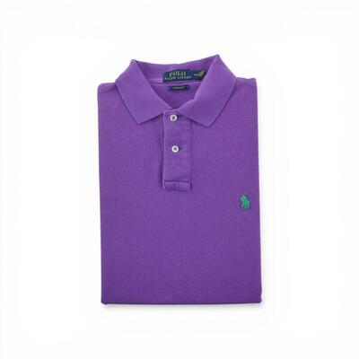 Second hand - Polo uomo manica corta Polo Ralph Lauren viola - Stato buono