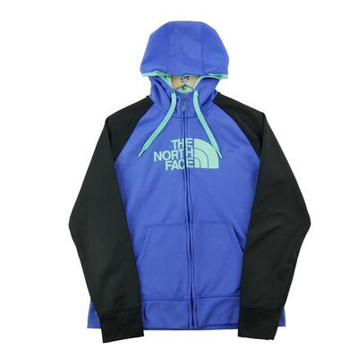 Tweedehands - the north face dames hoodie met rits - als nieuw