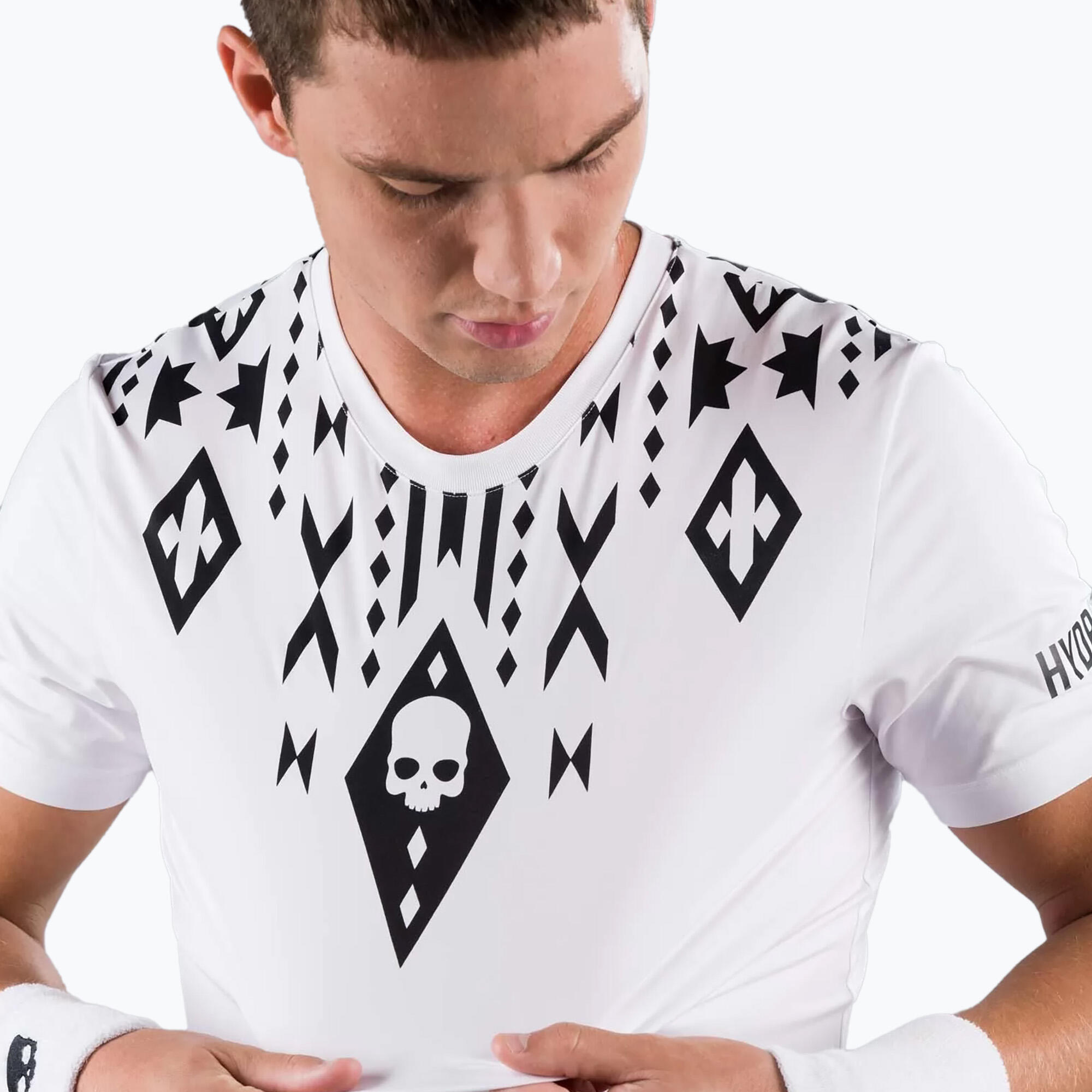 Herren-Tennisshirt HYDROGEN Tribal Tech 3/7