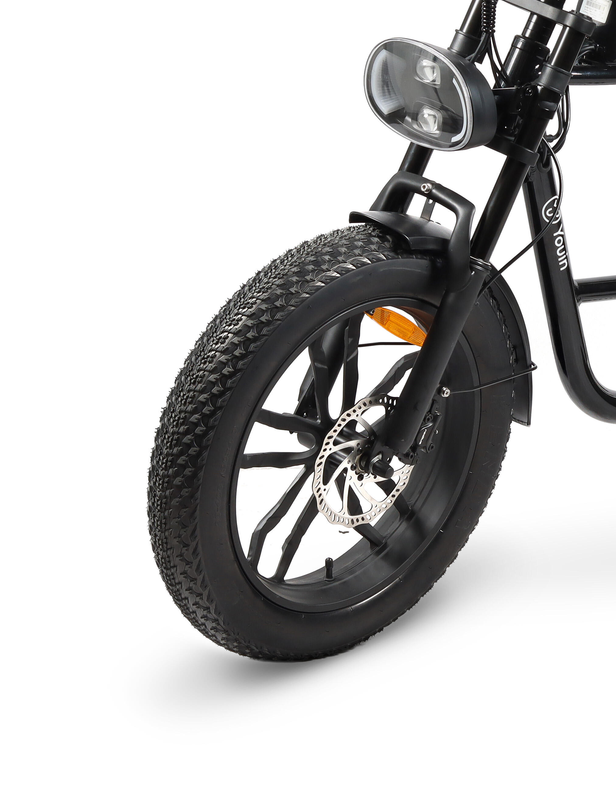 Vélo électrique YOUIN Miami BK7000 FAT 20" 250W 100km à double suspension 4/7