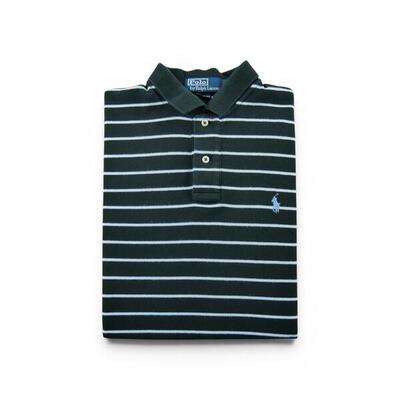 Tweedehands - polo ralph lauren herenshortemouw polo zwart - zeer goede staat