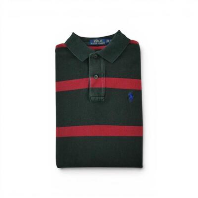 Tweedehands - polo ralph lauren heren korte mouw zwart - zeer goede staat