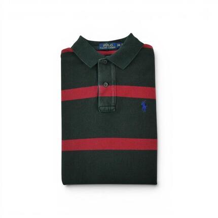 Seconde vie - Polo manches courtes Homme Noir - Très bon état