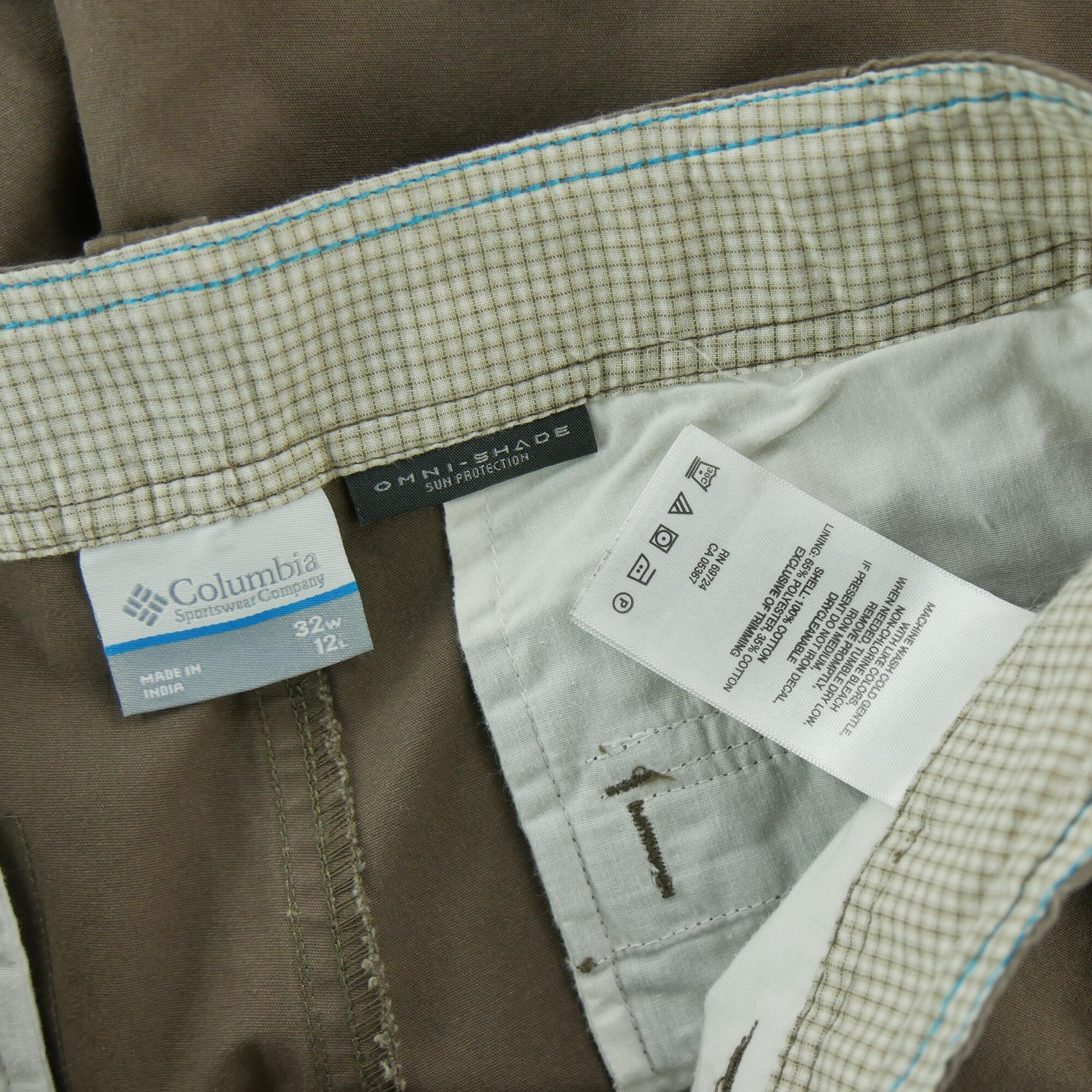 Seconde vie - Short Homme cargo 32W / 12L Kaki - Excellent 4/4