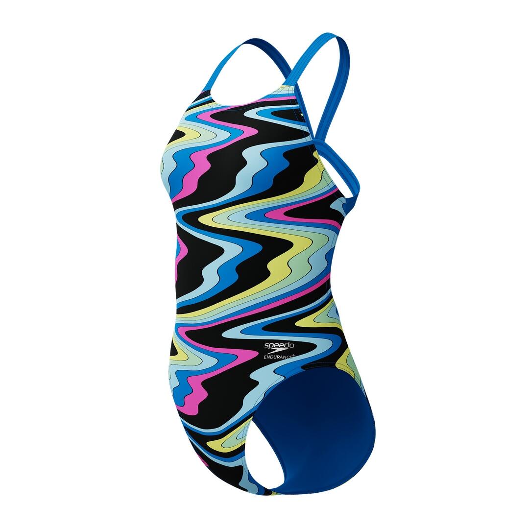 Strój kąpielowy damski Speedo Fl Printed Leaderback Af 7/7