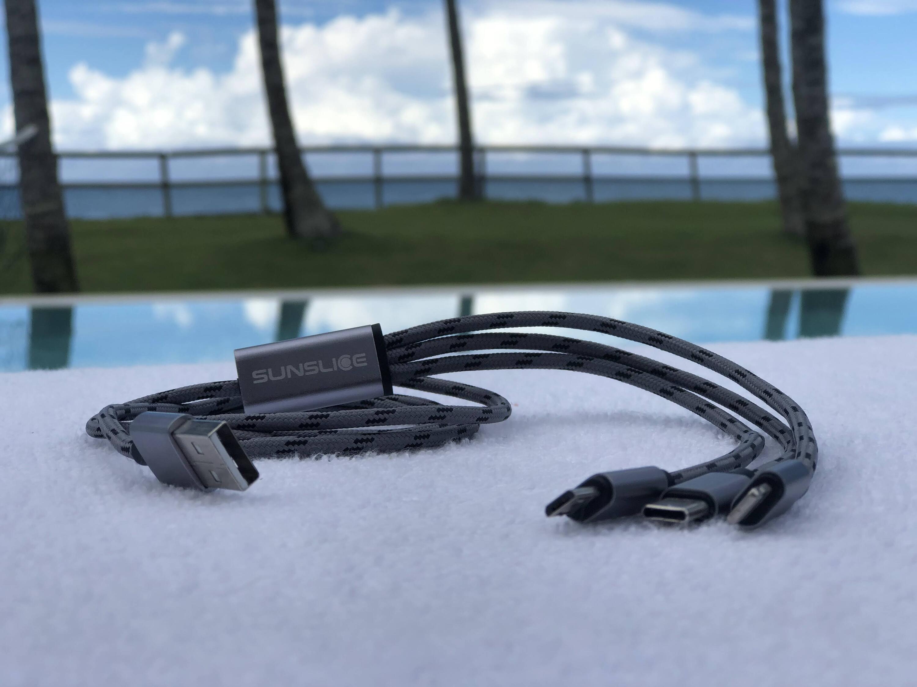 Dreizack-Kabel 3in1 Sunslice 5/7