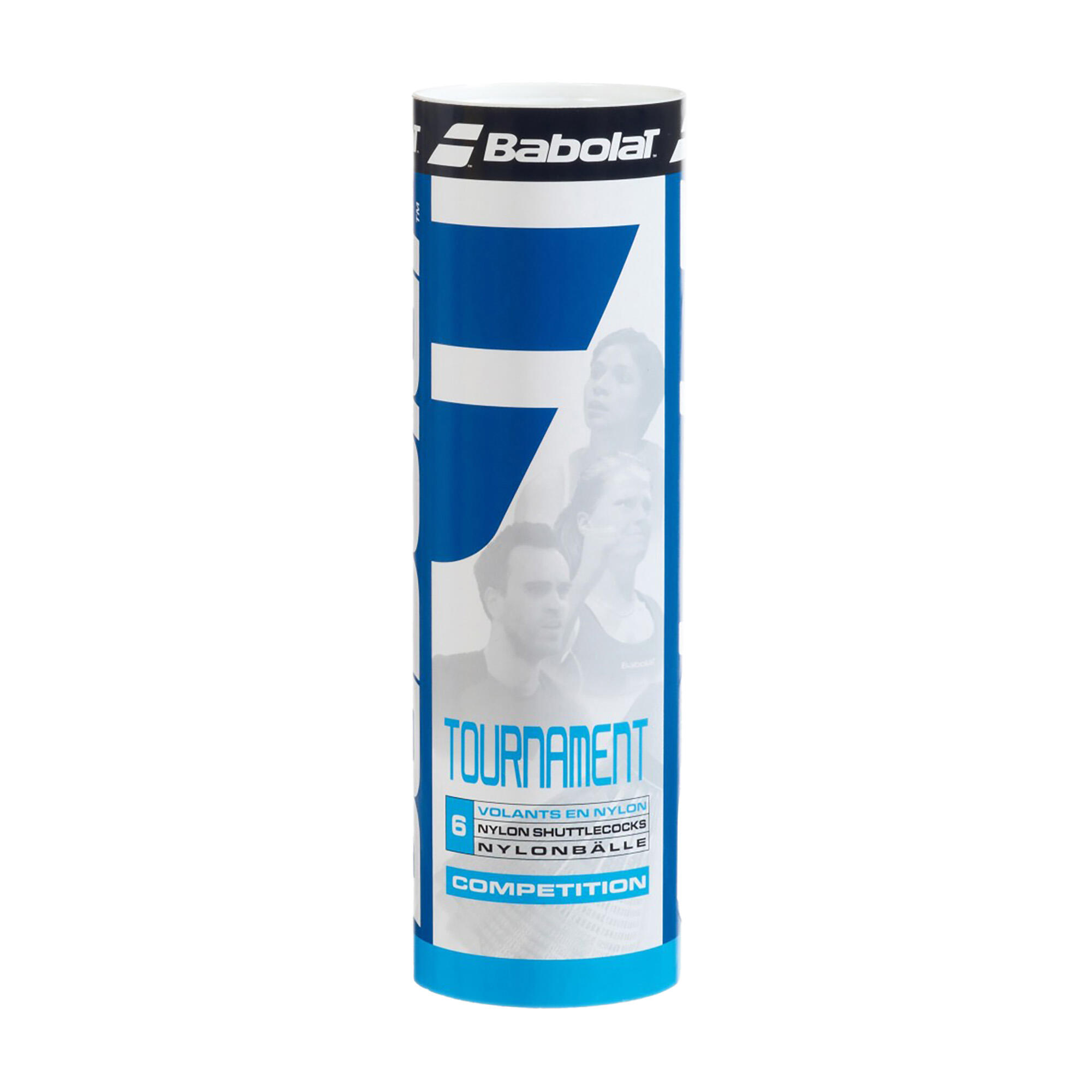 BABOLAT NAVETTE NYLON TOURNOI BLANC (6X) 2/2