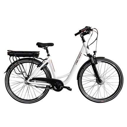 Rower elektryczny Devron 28120 VCN7 – 28 cali, rozmiar M, biały
