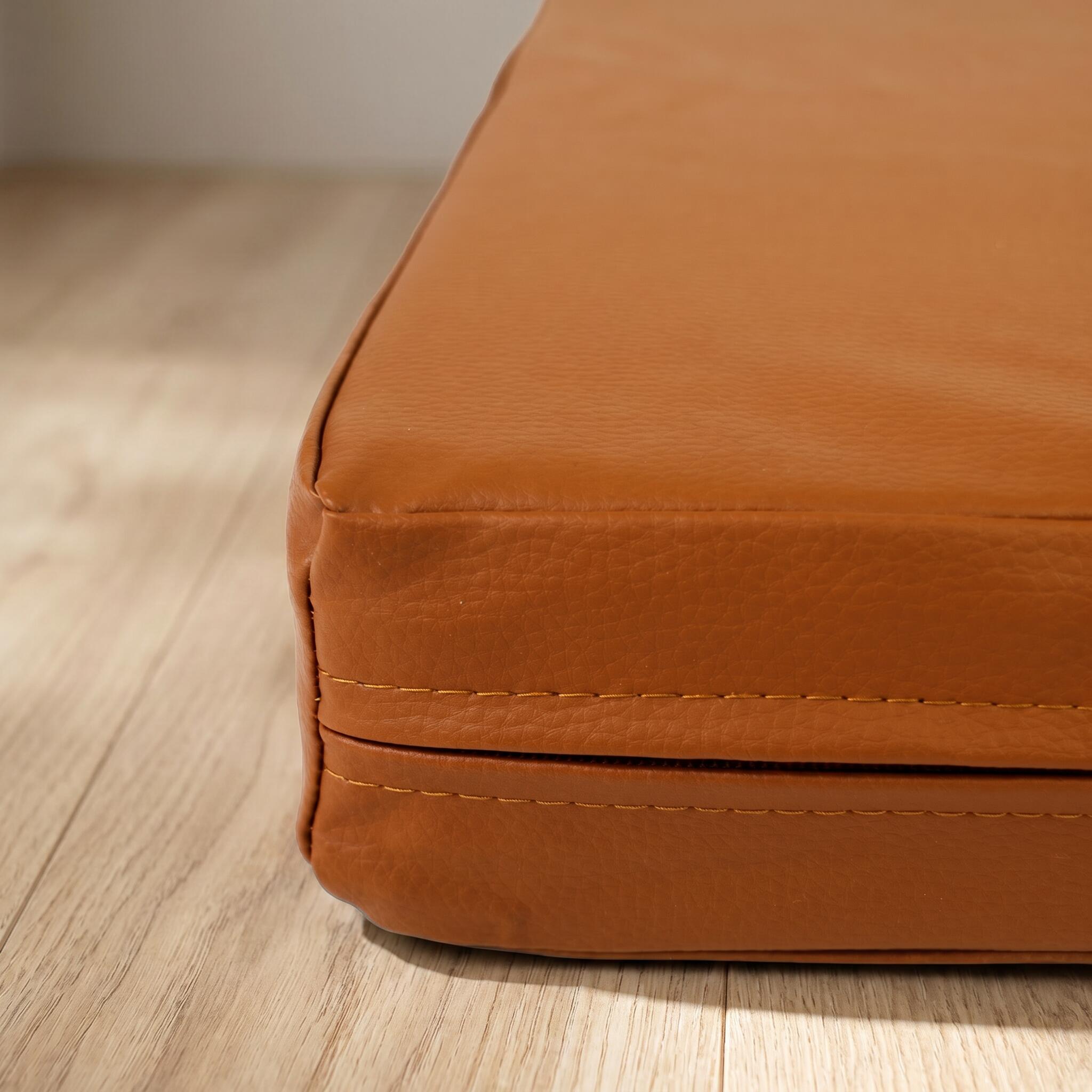 Tapete desportivo 100 x 70 x 8 cm Fitness marrom, tapete de espuma Jeflex 5/6