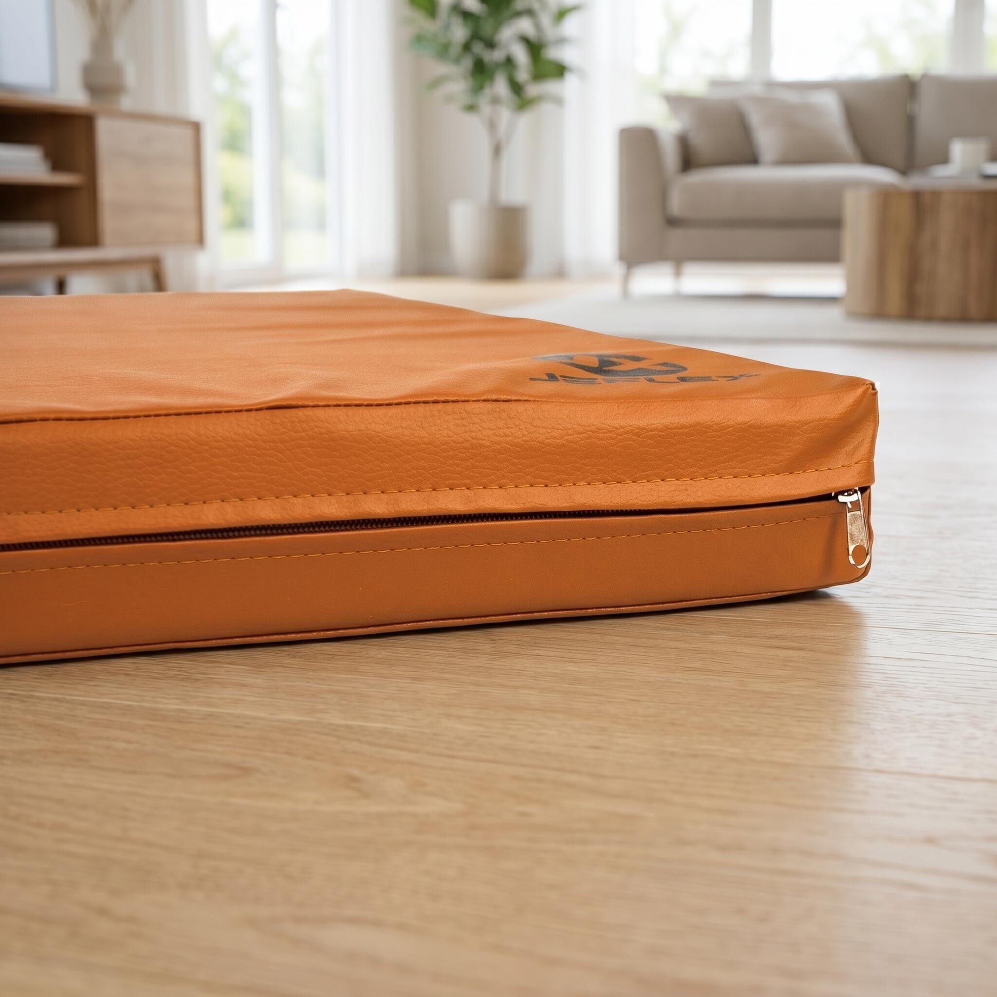 Tapete desportivo 100 x 70 x 8 cm Fitness marrom, tapete de espuma Jeflex 6/6