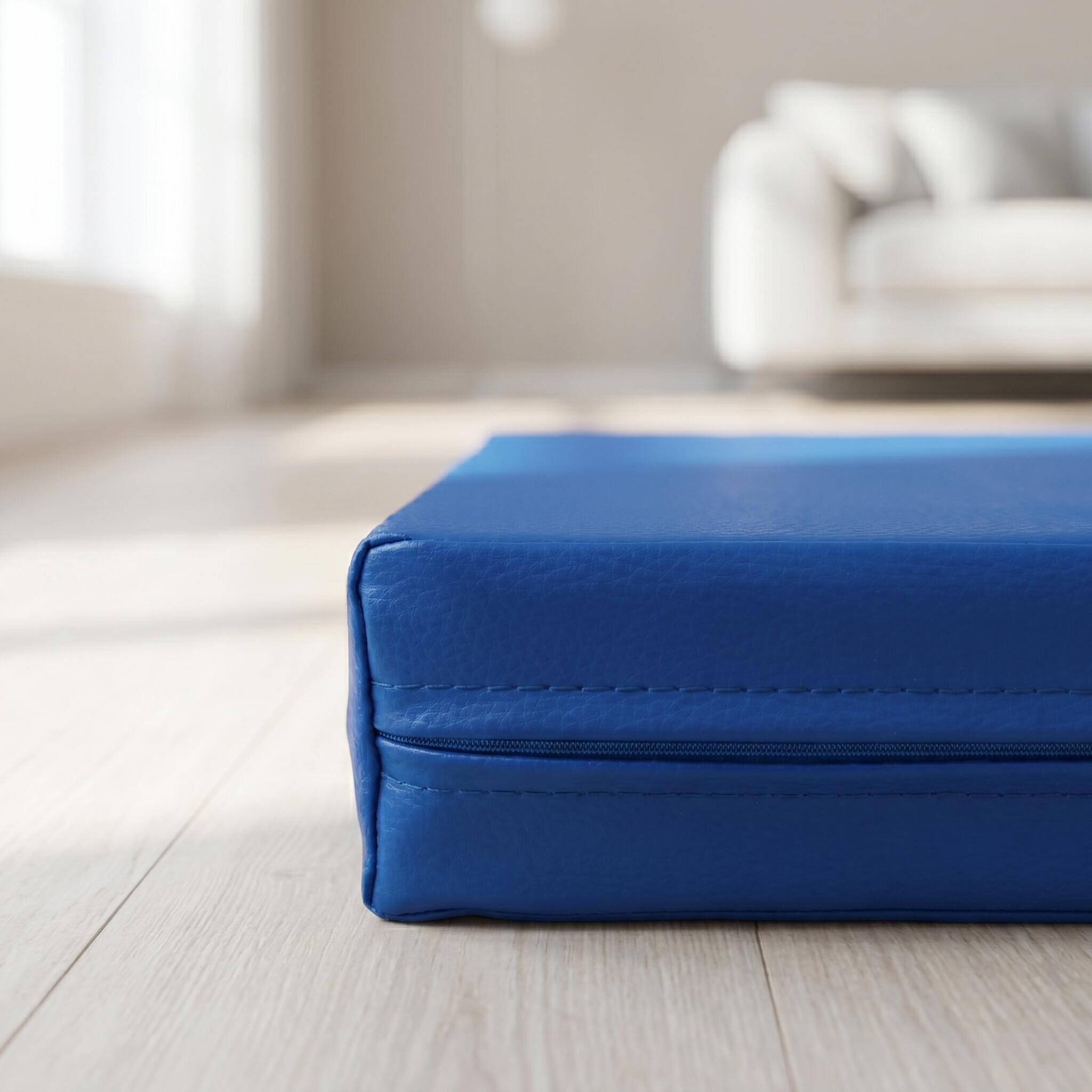 Tappetino sportivo 100 x 70 x 8 cm Fitness blu Weichbodenmatte Jeflex 6/6