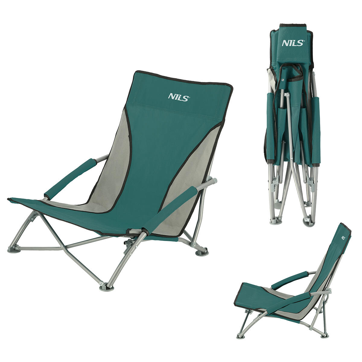 Chaise de camping pliable avec sac de transport NILS CAMP NC3035 2/7
