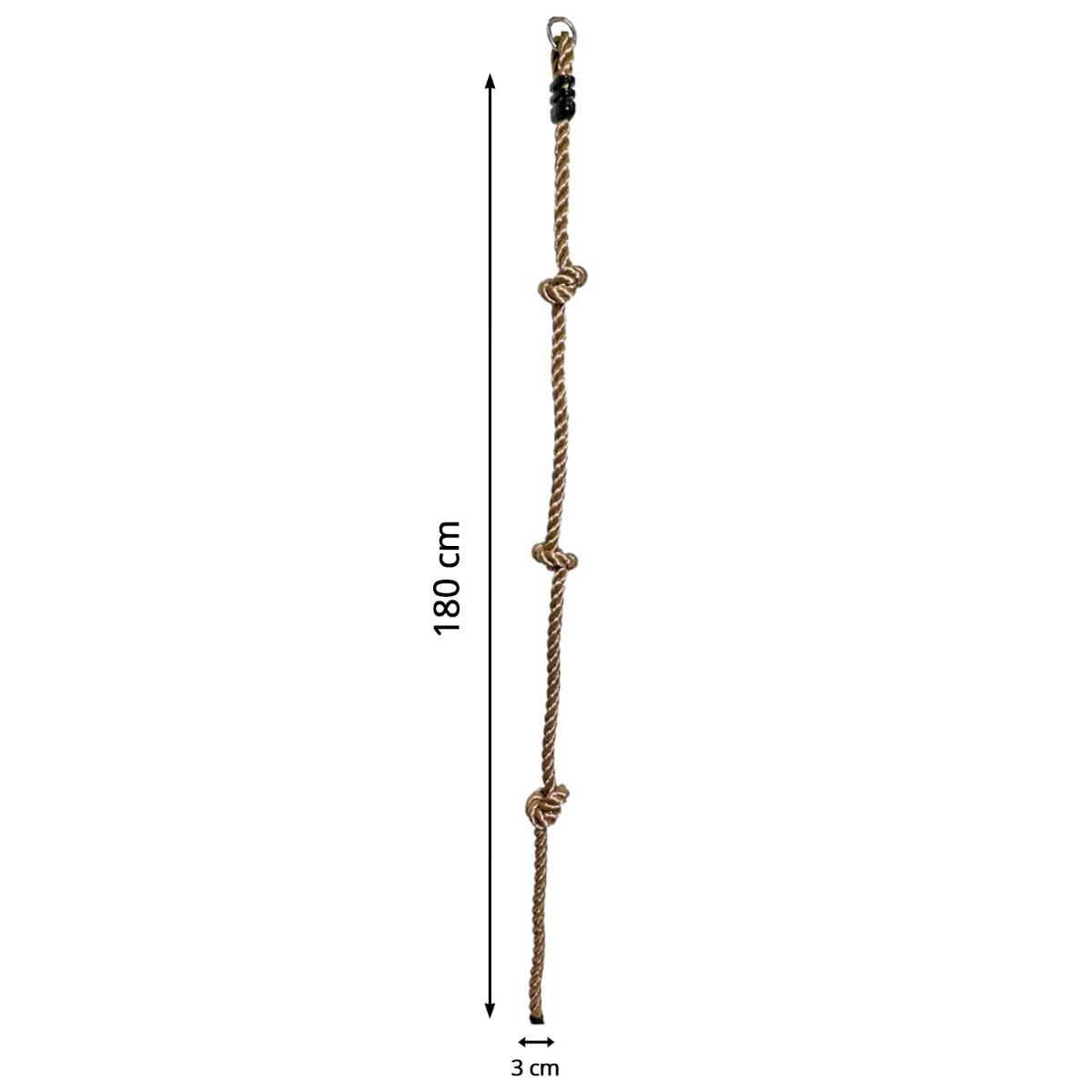 Corde à grimper à nœuds pour portique 3/5