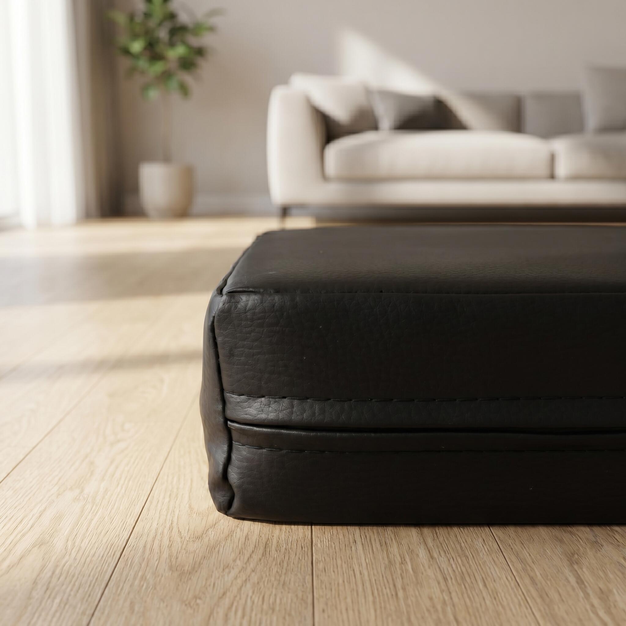 Tapete desportivo 100 x 70 x 8 cm Fitness preto/cinza, tapete de espuma Jeflex 7/7