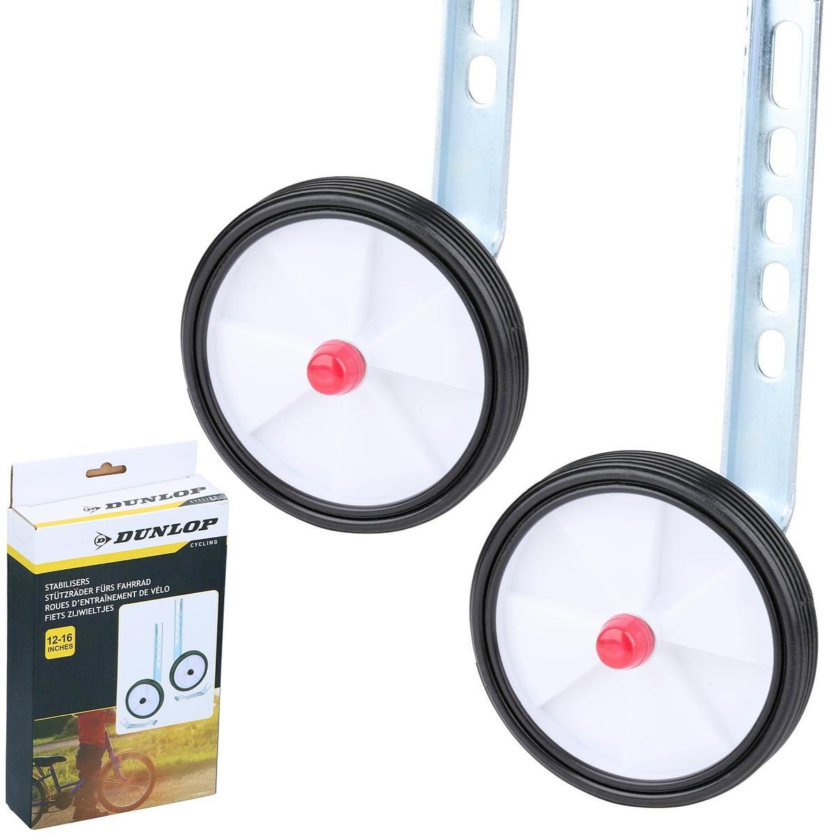 Kółka boczne podporowe do roweru Dunlop 12-16" 2szt regulowane 2/3