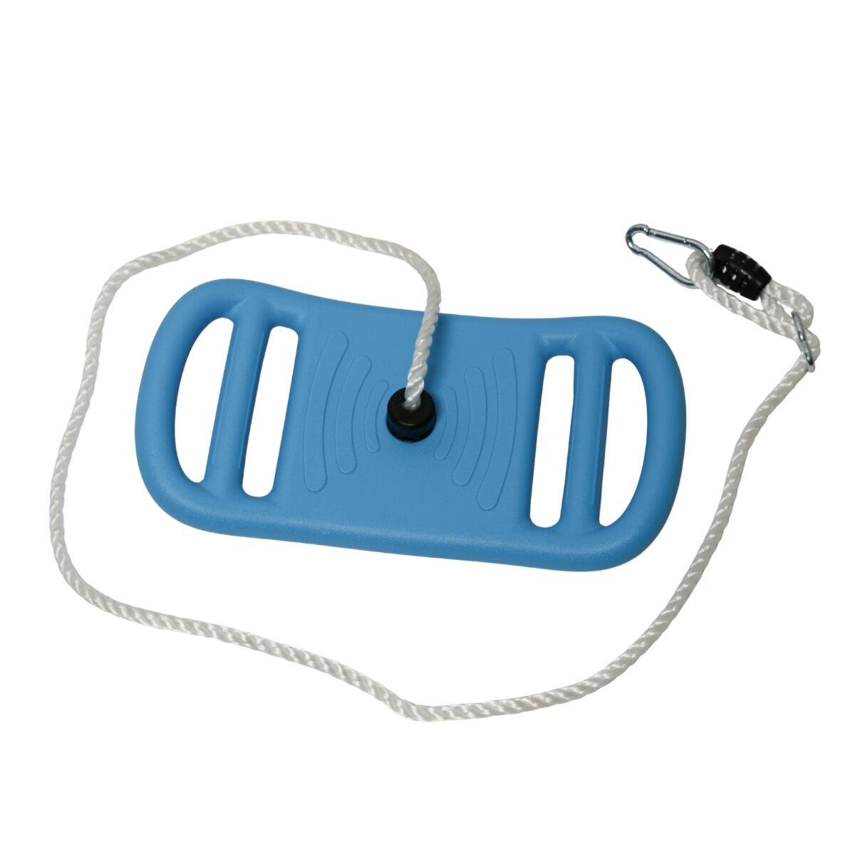 Balançoire multifonction 3-en-1 bleue pour portique 2/5