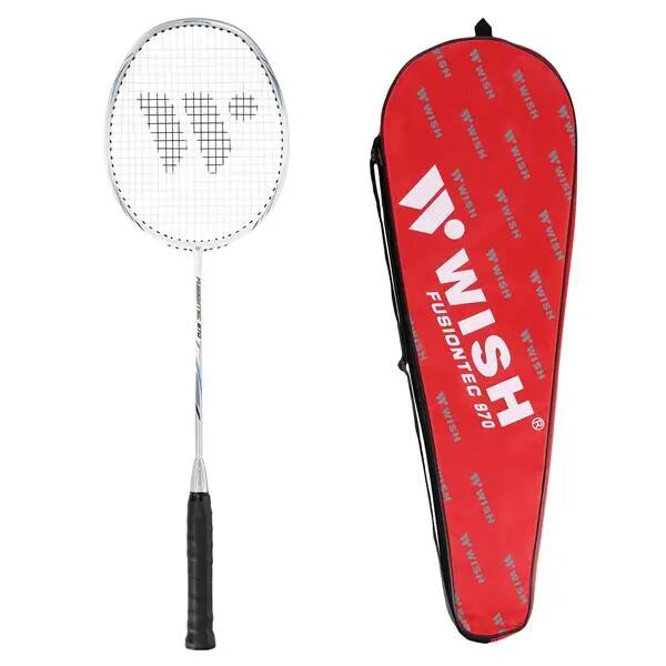 Rakietka do badmintona Wish Fusiontec 970 niebiesko-zielona 4/7