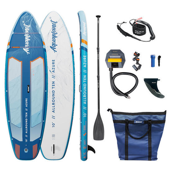 Pack planche à pagaie gonflable ALLROUND TEN 10' - Azure