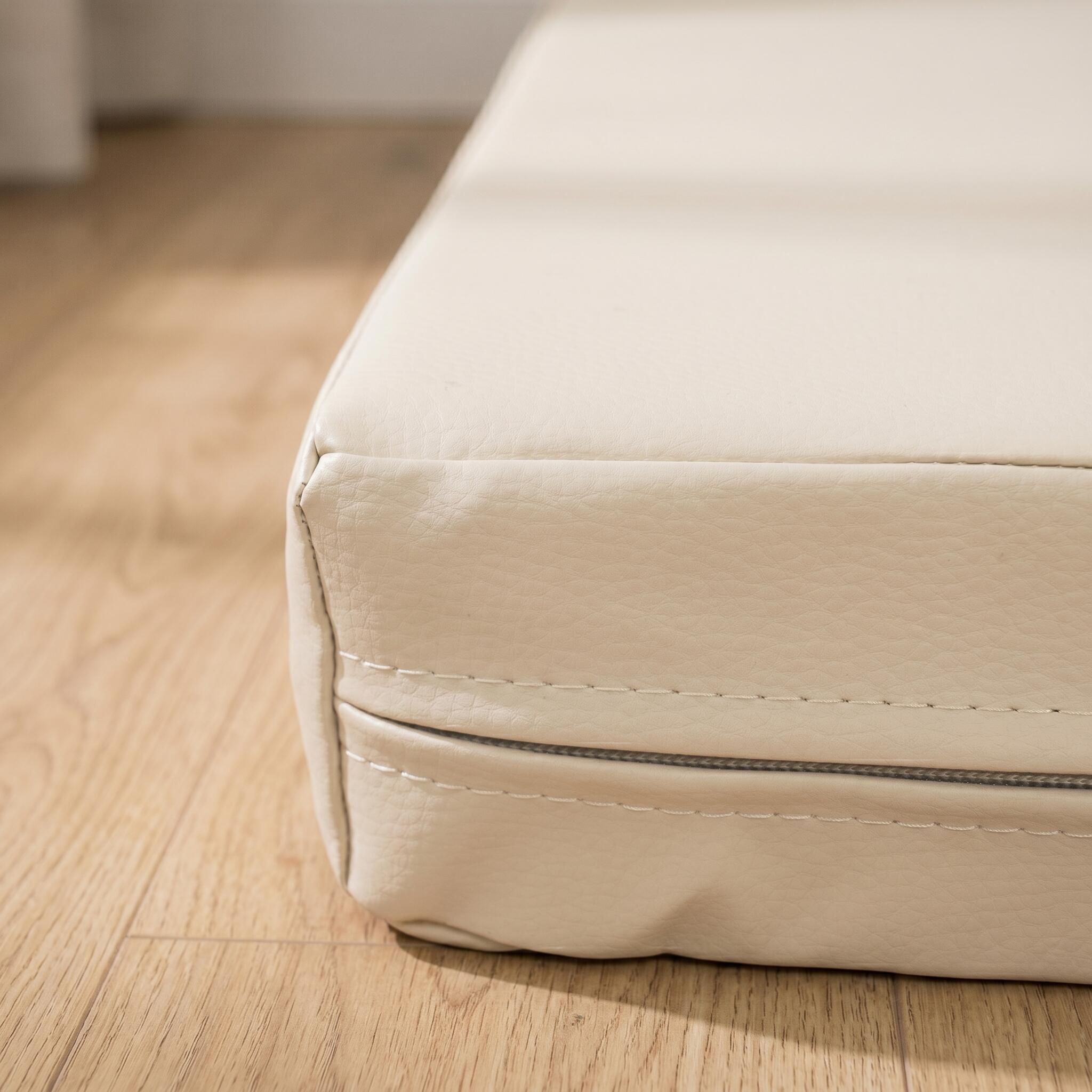 Tapete desportivo 200 x 100 x 8 cm Fitness bege/creme, tapete de espuma Jeflex 7/7