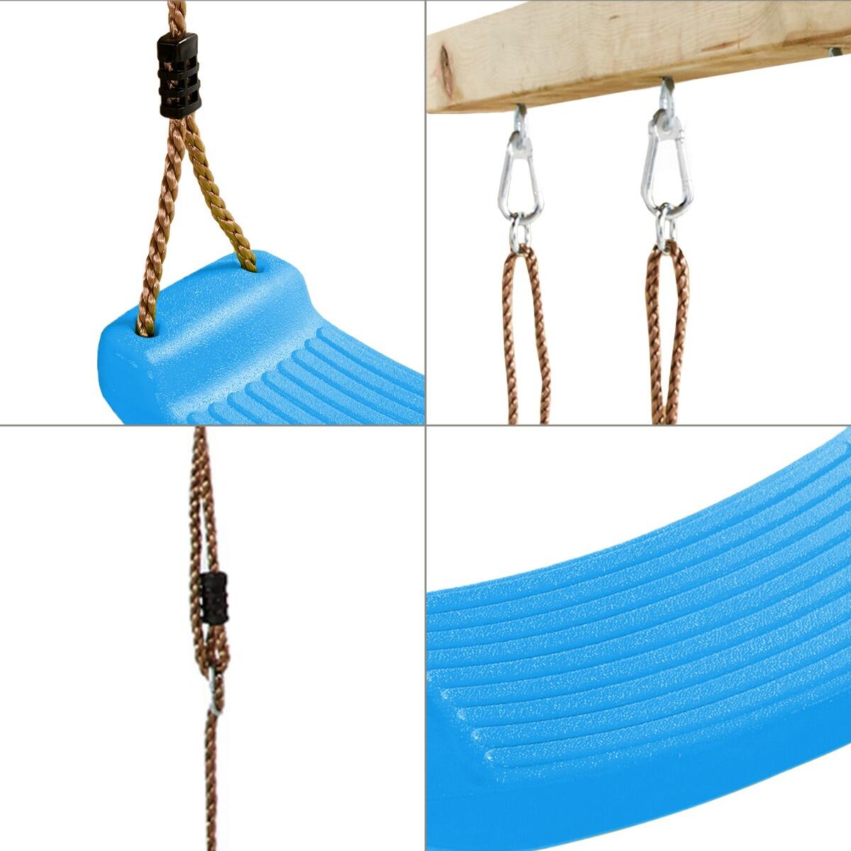 Balançoire en plastique pour aire de jeux - Bleu 2/5