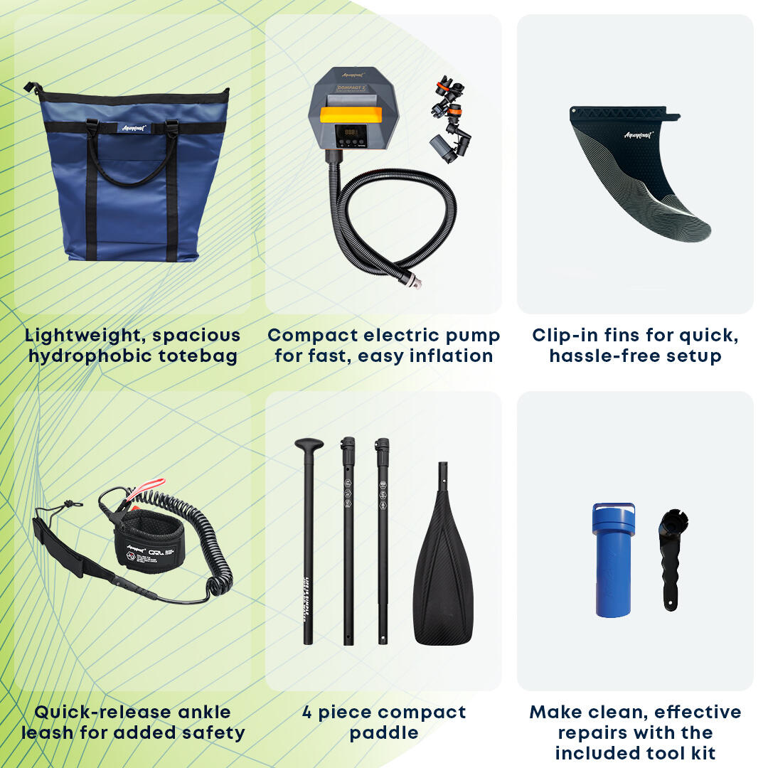 Pacchetto tavola da paddle gonfiabile ALLROUND TEN da 10 piedi - Cyber 2/7