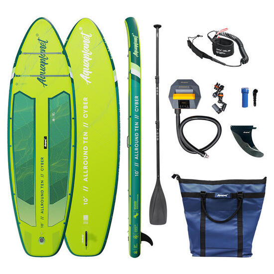 Pack planche à pagaie gonflable ALLROUND TEN 10' - Azure