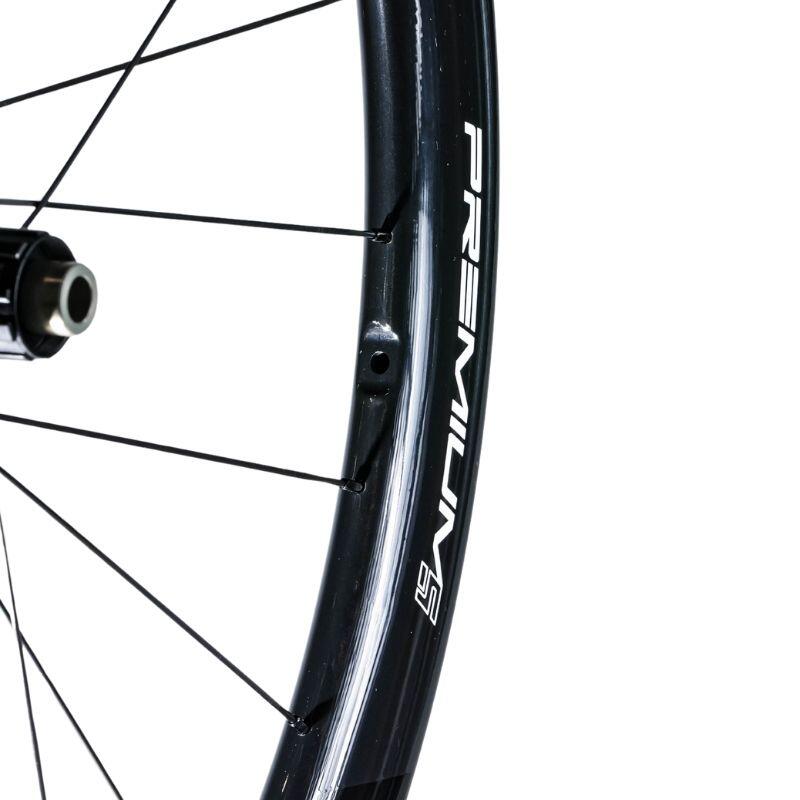 Paire de roues carbone route/allroad 40 mm frein disque Legend Wheels Premium5 3/5
