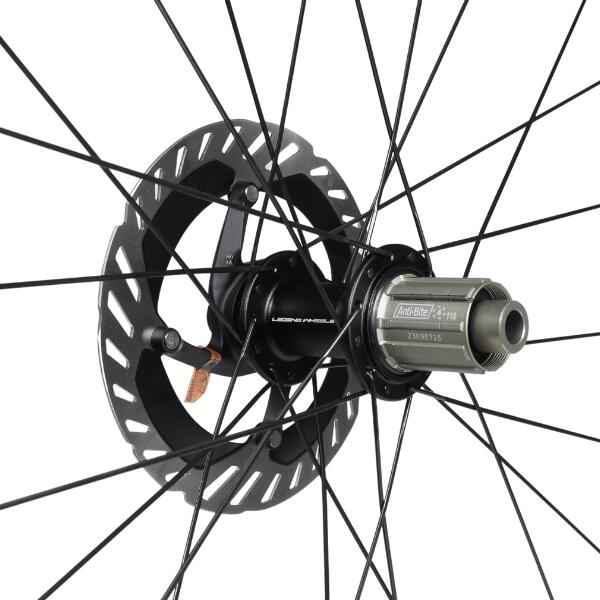 Paire de roues carbone route/allroad 40 mm frein disque Legend Wheels Premium5 5/5