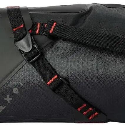 Uswe Roll Top Black Saddle Bag