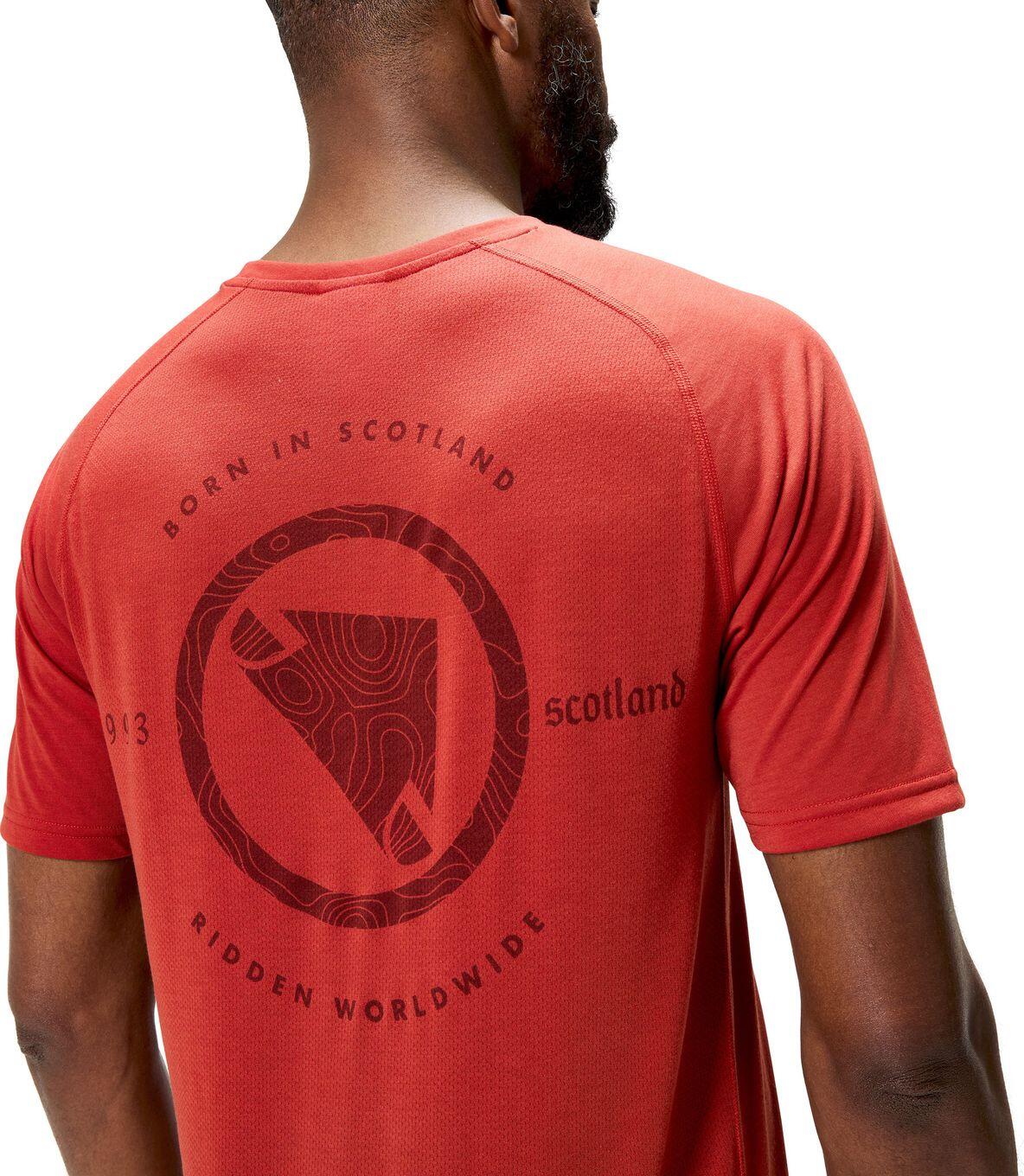 T-Shirt Technique Endura Loop Rouge Homme 6/6