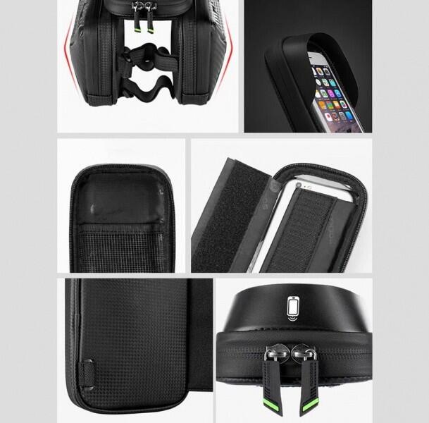 Sakwa, torba rowerowa na ramę z pokrowcem na telefon do 6,2" ROCKBROS 1,5 L 5/7
